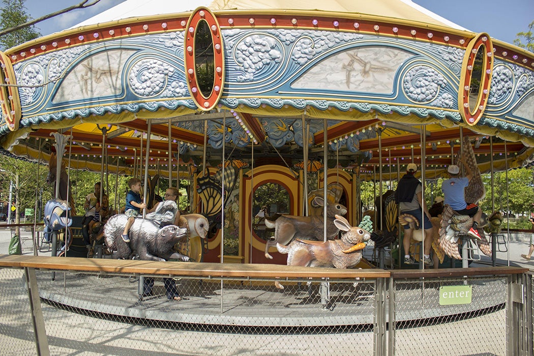 Wharf District Parks: Greenway Carousel