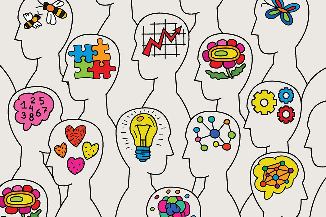 Illustration of neurodiversity