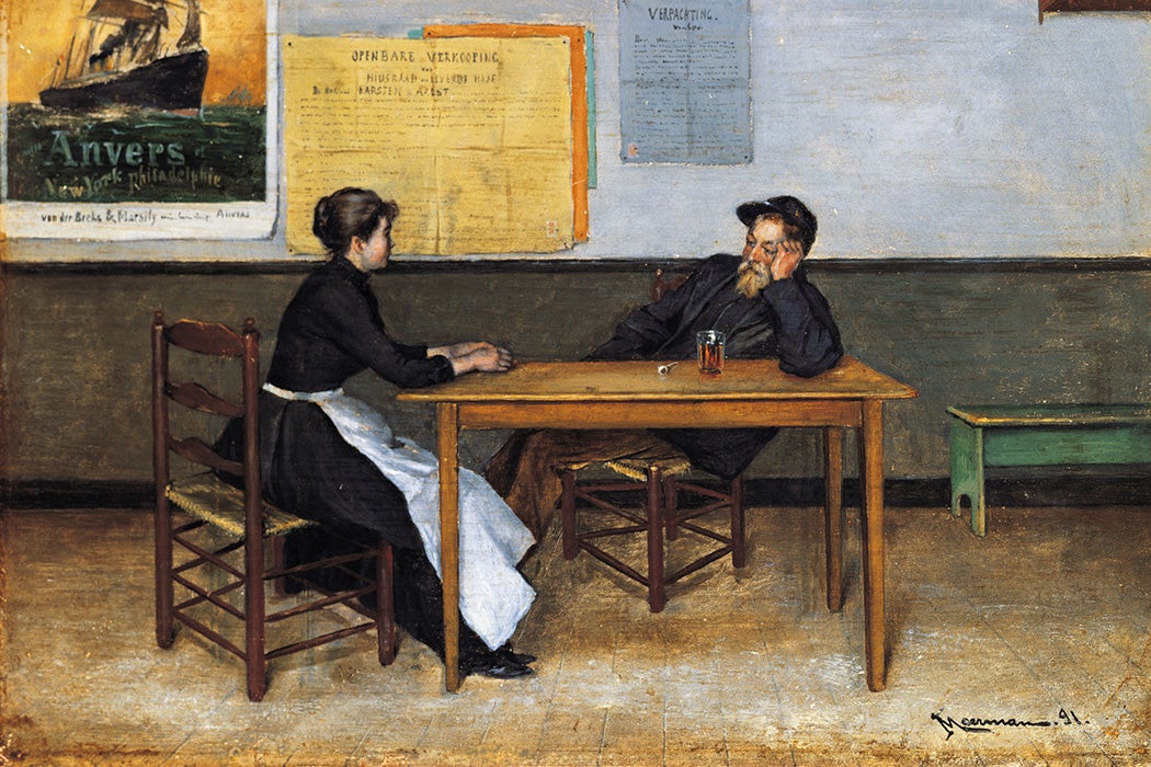 In the Cafe by Jan Moerman