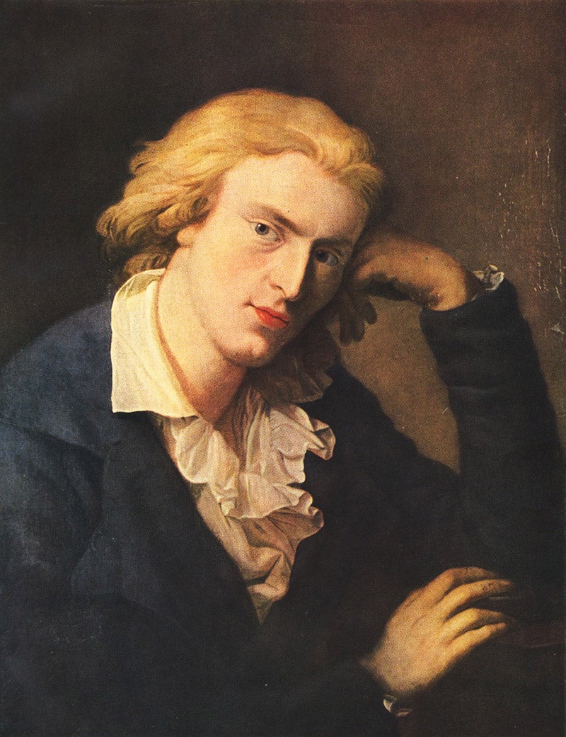 Portrait of Friedrich Schiller by Anton Graff