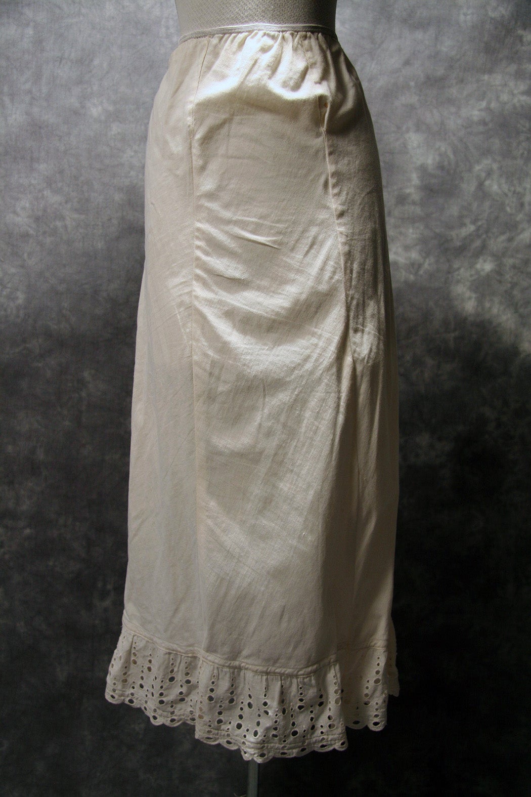 White Eyelet Half Slip from the 1950s.