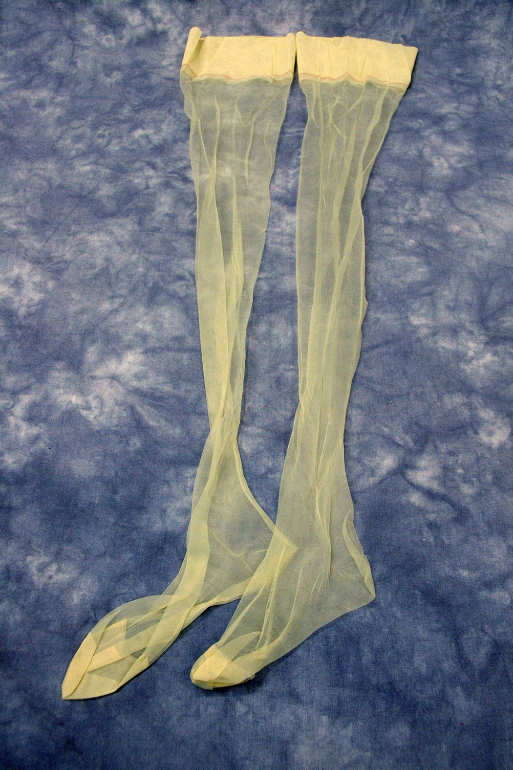 Yellow Nylon Stockings from the 1960s.