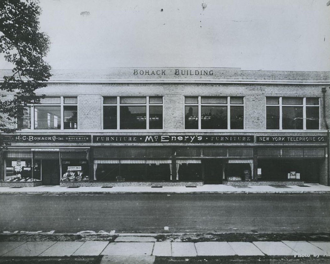 Bohack Building at southwest corner of Fulton Avenue and Washington Streets in Hempstead