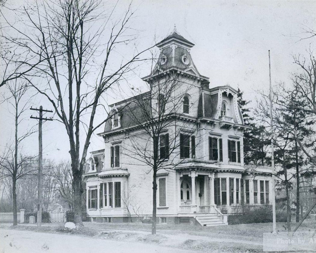Victorian house with mansard roof in Hempstead