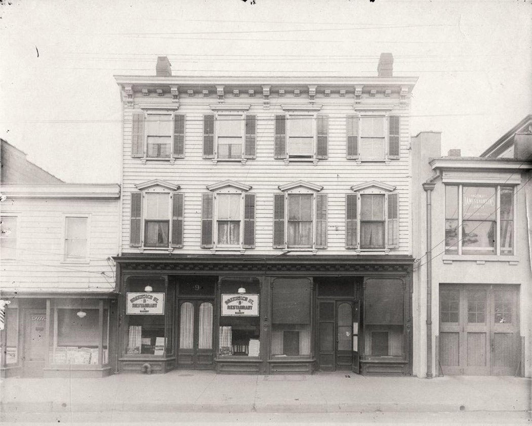 Commercial Building with Greenwich St. Restaurant, Hempstead