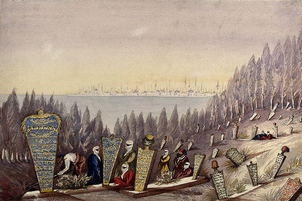 Turkish burial ground