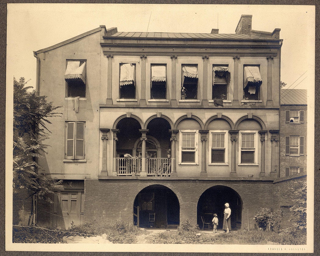 Alexandria, general exterior view of house, ca. 1929-1935