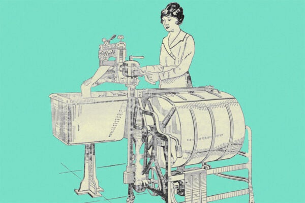 An ad for the Coffield Electric Washer, 1920